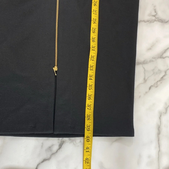 Matthildur Zip Up Strapless Tube Midi Skirt Womens Size Large Black High Rise - Picture 9 of 12